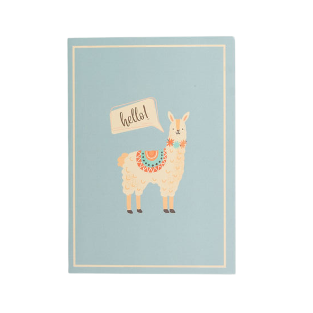Llama Greeting Card - Just Because