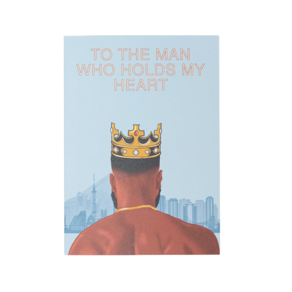 The Man Who Holds My Heart Greeting Card - Happy Birthday for Man