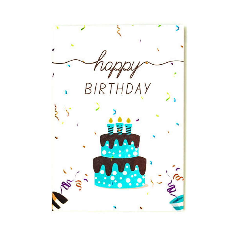 Cake Happy Birthday Greeting Card - Birthday