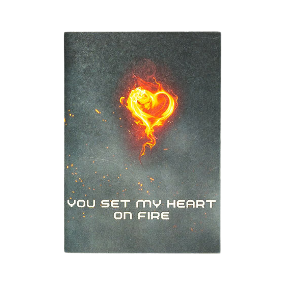 You Set My Heart on Fire Greeting Card - Love