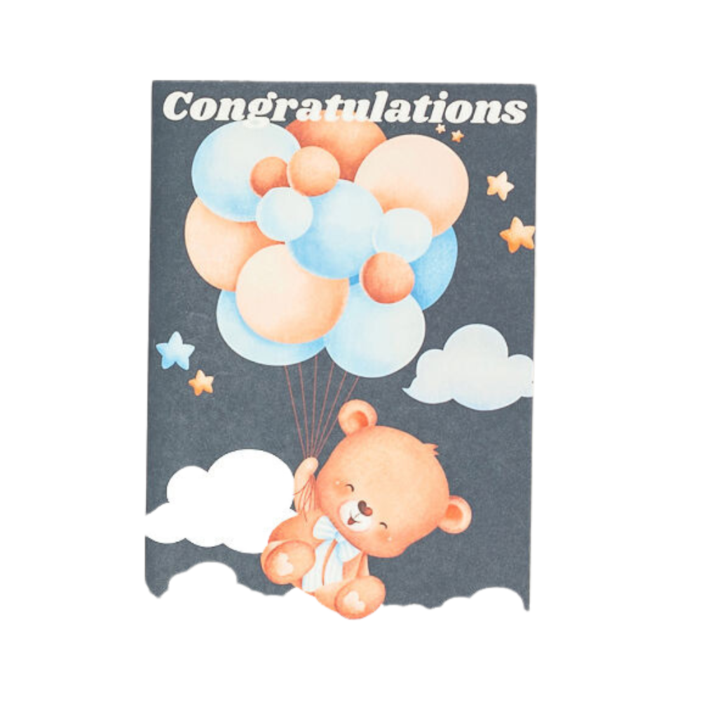 Baby Boy Congratulations Card - Congratulations on Baby