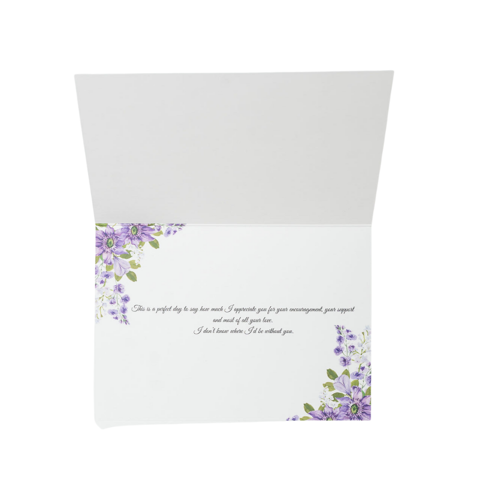 Lilac Happy Mother's Day Greeting Card - Mother's Day