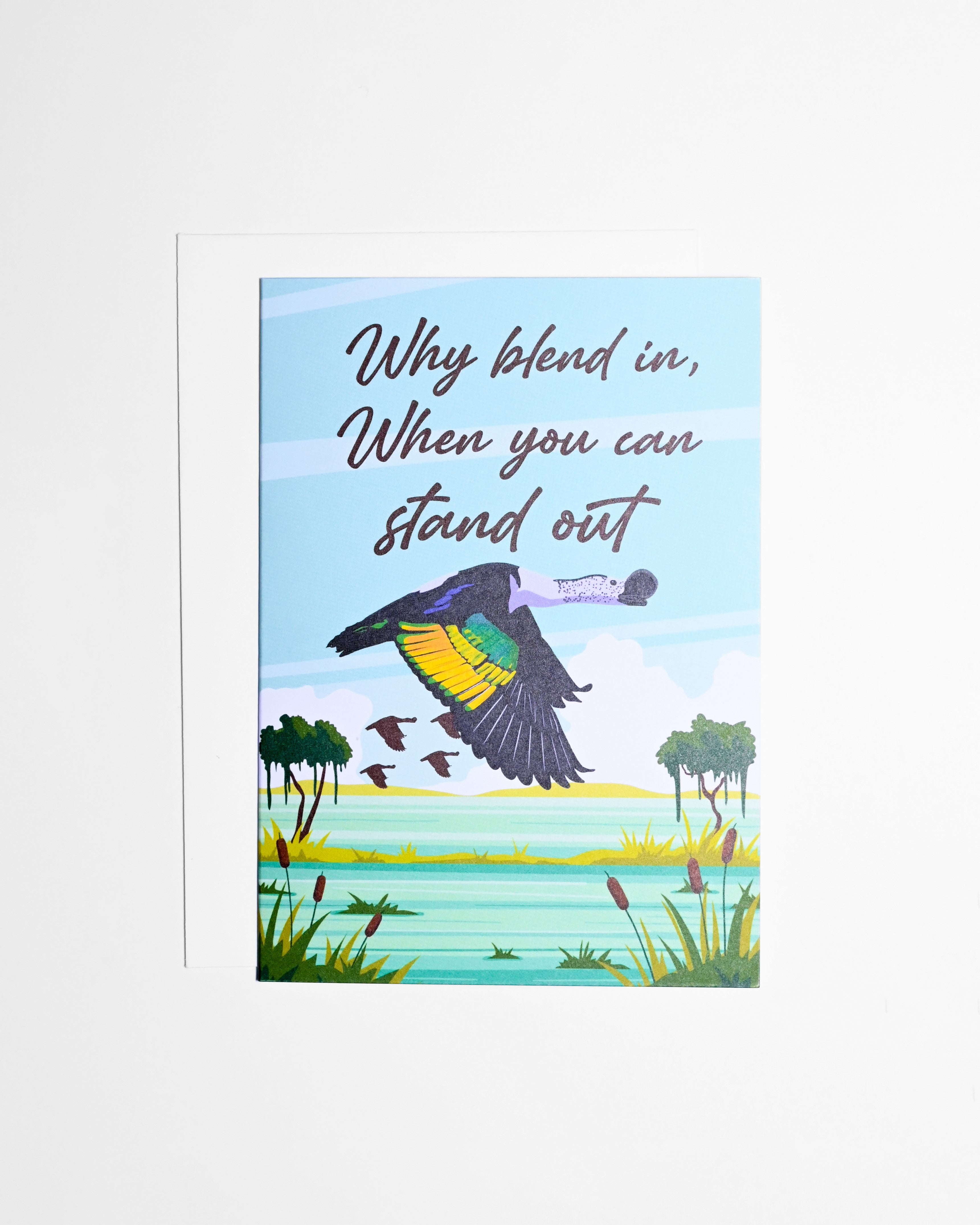 Why Blend In, When You Can Stand Out Birthday Card - Birthday