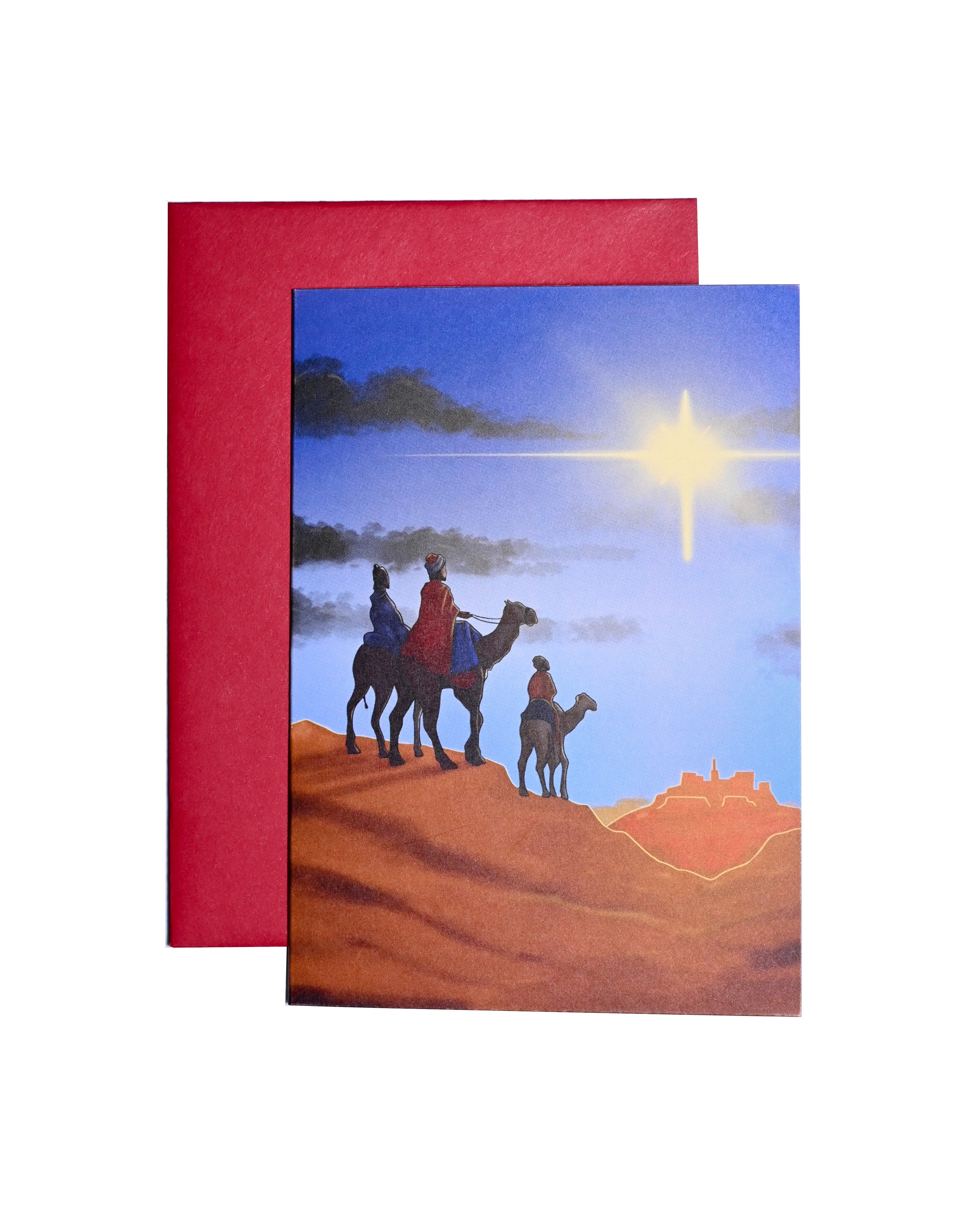 Three Wise Men - Holiday Greeting Card